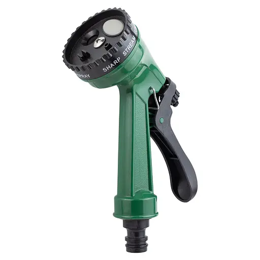 Набір для поливу Grad пістолет-розпилювач 4-х режимний 2 конектора + адаптер на шланг 3/4 (5012585) - фото 4