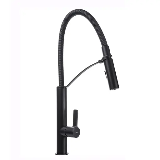 Змішувач для кухні Topaz Sardinia TS 8818-BL Чорний матовий - фото 4