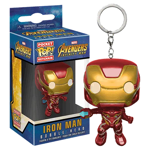 Фігурка-брелок Фанко Поп Залізна людина Марвел Funko Pop Marvel Iron Man 4 см IM 0285 - фото 3