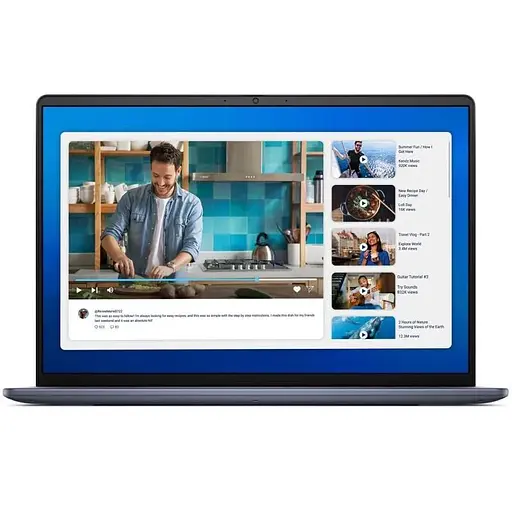 Ноутбук Dell 16 DC16251,1920 x 1200,150U 10 C/12 T,1.8 GHz - 5.4 GHz,55 W,32 GB,1 TB