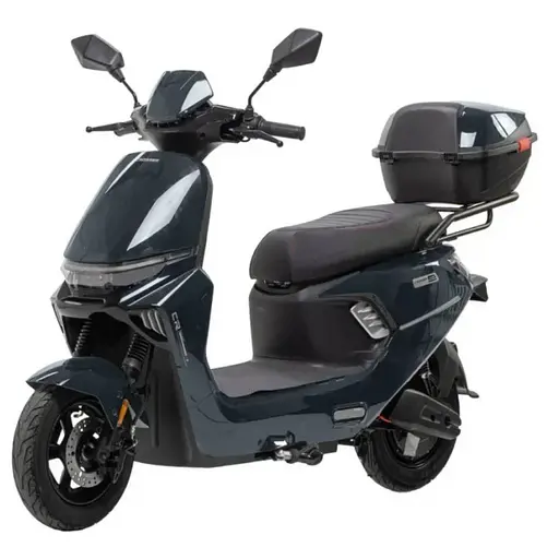 Электроскутер Двухместный Crosser CR15 (2500W, 72V/24Ah) Зеленый Кофр-багажник - фото 2