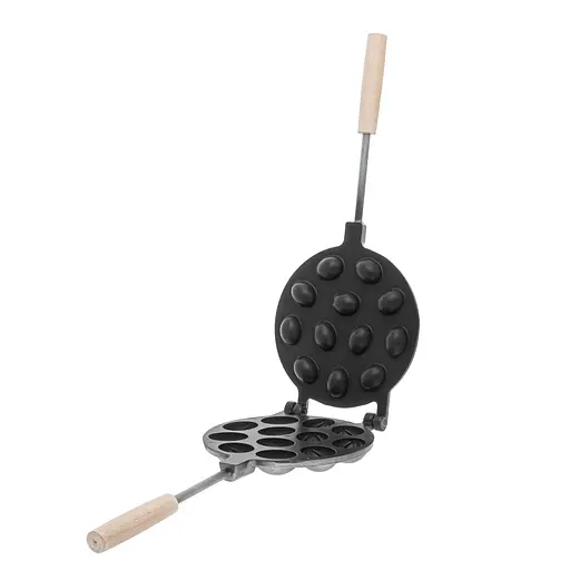 Форма для выпечки крупных орешков со сгущенкой Орешница с антипригарным / тефлоновым покрытием — 12 орехов, ХЕАЗ Черный 81329 - фото 9