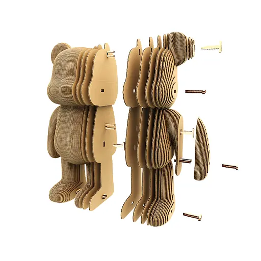 Арт Ведмідь (ARTY BEAR) - Картонний 3D-пазл Cartonic - фото 6