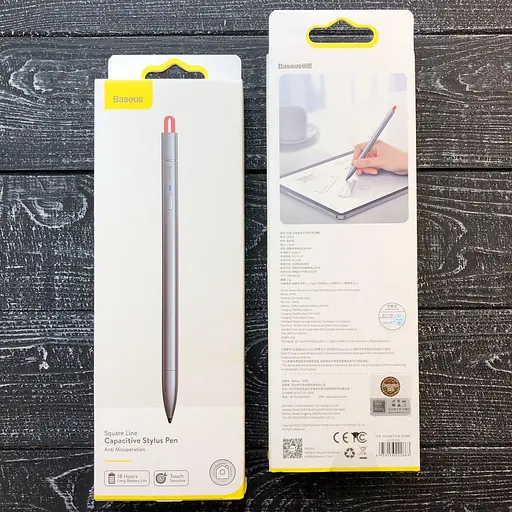Стилус Baseus для iPad/iPad Pro 2018/2019/2020 Square Line Capacitive Stylus pen - фото 4
