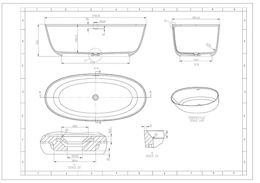Ванна отдельностоящая Volle 12-22-168 - фото 2