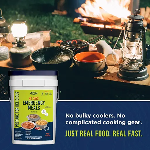 Аварийный рацион питания на 45 дней с большим сроком годности 25 лет Augason farms, 281 порций (101230) - фото 7