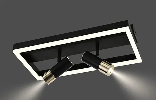 Люстра світлодіодна V K38624-3 BK+FGD