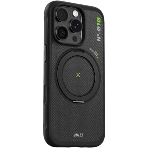 Чохол Blueo Aramid Fiber Case Rotatable Stand для Apple iPhone 16 Pro Max Black (BL-054I16PM) [132546]