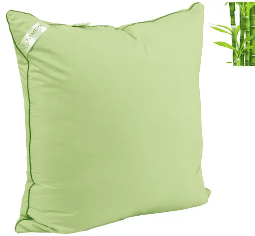 Подушка Руно 70х70 бамбуковая салатовая 313.52БКУ_Салатовый - фото 2