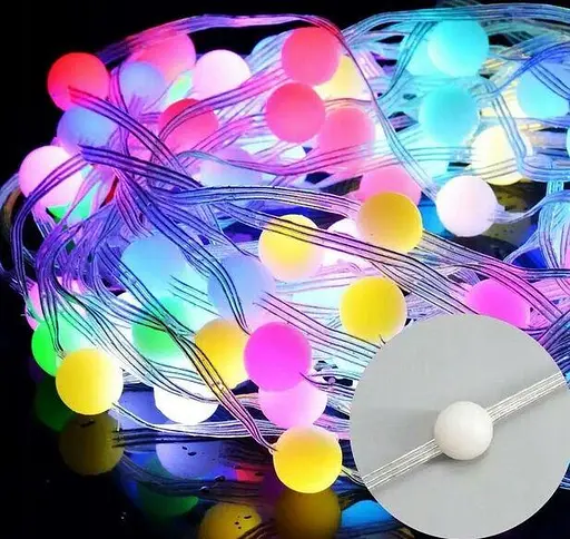 Новорічна конусна ялинка розумна світлодіодна 180см LED - фото 4