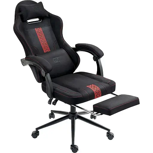 Геймерское кресло GT Racer X-2331 Fabric Black/Red - фото 4