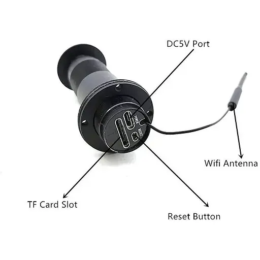 Відеовічко Geniuspy D178 wifi безпровідний з датчиком руху і записом 2 Мп 1080P додаток для Android і IOS - фото 4