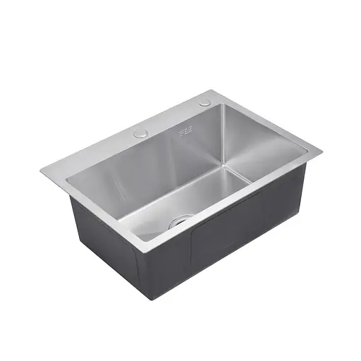 Кухонна мийка Kroner KRP Gebürstet - 5843HM (3,0/1,0 мм) CV022801, Нержавіюча сталь - фото 3