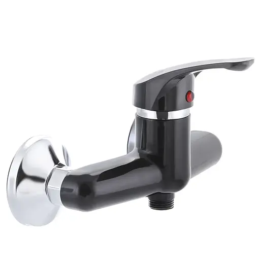 Змішувач для душу Plamix Afina-003 black PM0568 Чорний - фото 1