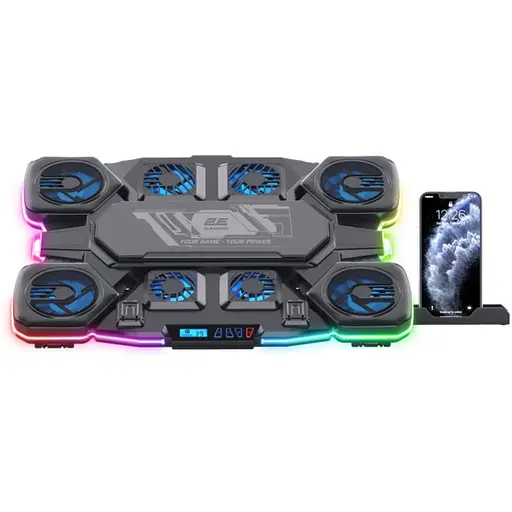 Охлаждающая подставка для ноутбука до 17.3 дюймов 2E Gaming CPG12 8xfans