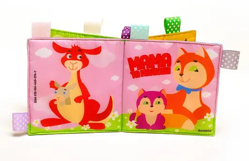 Книга-іграшка. М'яка книжка-пищалка «Мама та малюки». Автор - Євген Павлович (Книжковий Хмарочос) - фото 2