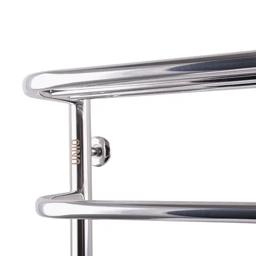 Водяна рушникосушка Unio Op W 600-500-5 Олівія з полицею, Хром - фото 2