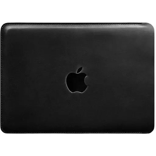 Шкіряний чохол BlankNote для MacBook 13 дюйм Чорний Crazy Horse - фото 1