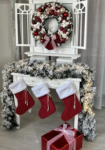 Гірлянда хвойна Hvoya Classic з плівки засніжена 2 м - фото 6