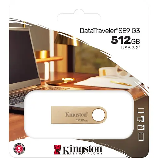 Флеш-накопичувач USB3.2 512GB Kingston DataTraveler SE9 G3 (DTSE9G3/512GB) - фото 3