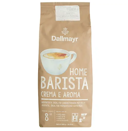 Кофе в зернах Dallmayr Home Barista Crema e Aroma жареный 1 кг - фото 3