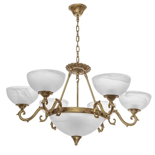 Люстра подвесная Brille классическая E27 60W BZ (BKL-493S/9)