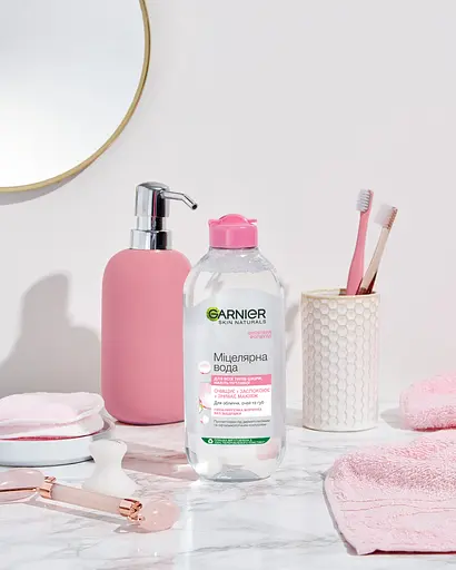 Міцелярна вода Garnier Skin Naturals 1.6 л (4 шт. х 400 мл)  - фото 6