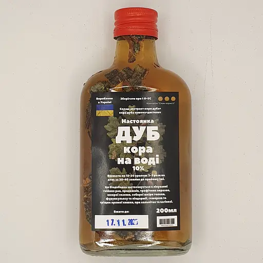 Водная настойка на коре дуба 200 мл - фото 1