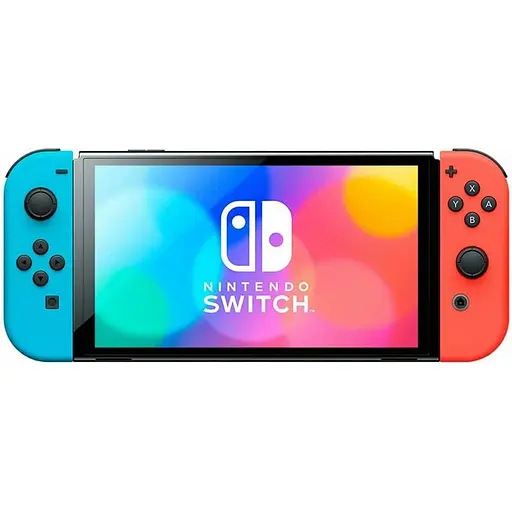 Портативна ігрова приставка Nintendo Switch OLED with Neon Blue and Neon Red Joy-Con - фото 1