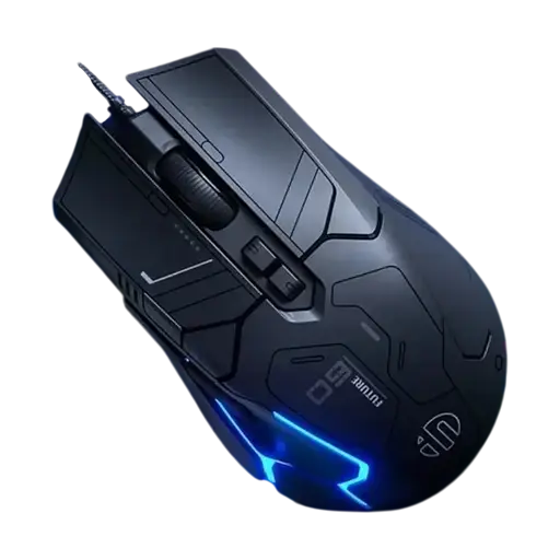 Мышь INPHIC PG9 RGB Black - фото 2