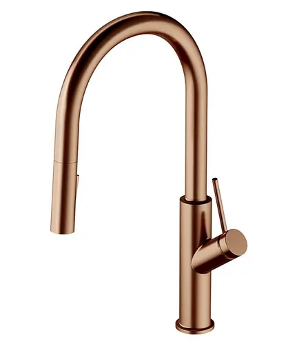Смеситель для кухни Omnires Bend brushed copper (BE6455CPB) - фото 1