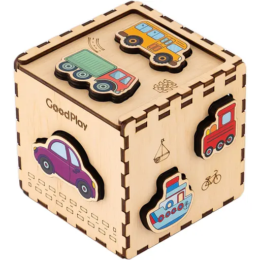 Кубик-сортер GoodPlay Транспорт (CUB-4-011)