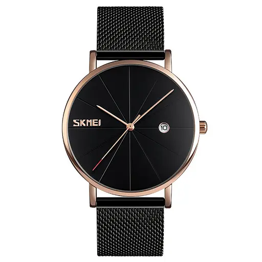 Оригінальний чоловічий годинник Skmei 9183 Tiger Silver black - фото 5