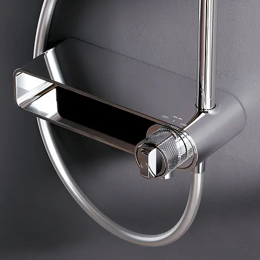 Душова система Am.Pm X-Joy верхній душ 220 мм F0785A700, Хром - фото 4