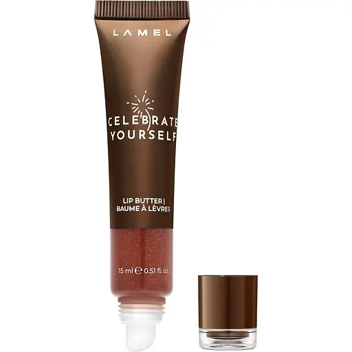 Сяючий живильний бальзам для губ Lamel Celebrate Yourself Lip Butter 01 15 мл - фото 2