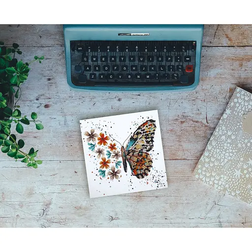 Набор-мини для вышивания бисером "Тигровые крылья" AM-239 15х15 см - фото 8