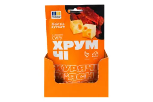 Чипсы Знатна Курка ХрумЧІ из мяса цыплят-бройлеров сушеный сыр 80 г - фото 5
