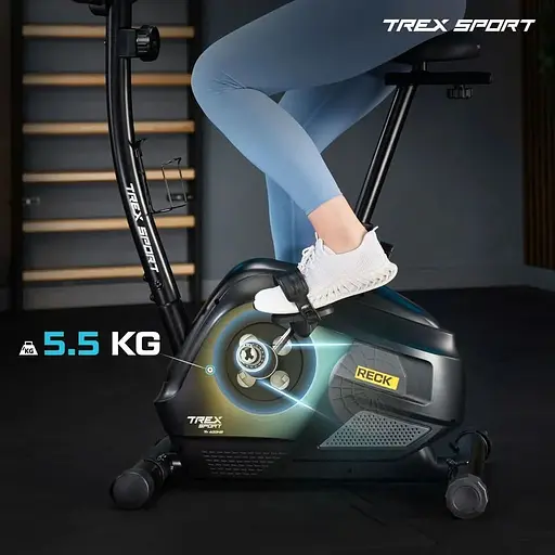 Велотренажер Trex Sport TX-400MB RECK магнітний сірий - фото 4