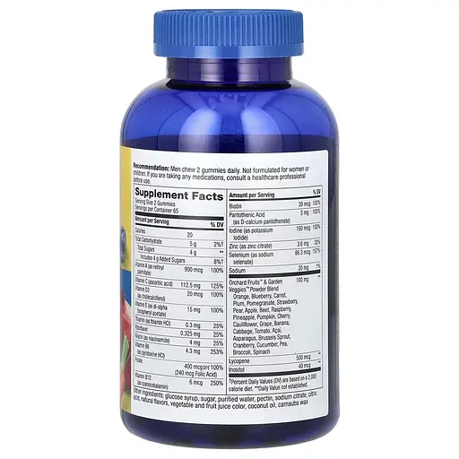 Комплекс для здоров'я чоловіків Nature's Way Alive! Men's Gummy, 130 желейок - фото 2