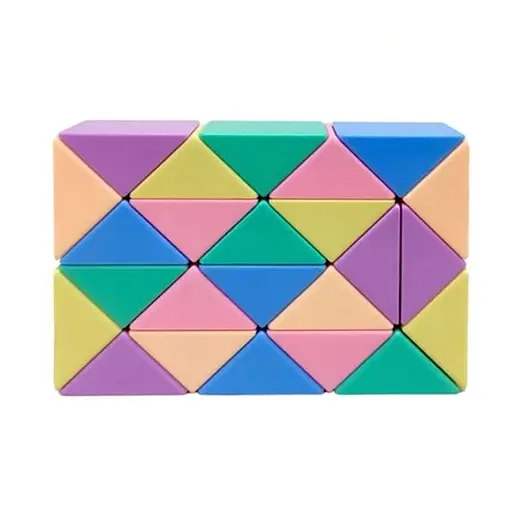 Головоломка цветная магическая Змейка Bambi PL-0610-07, 24 звена - фото 1