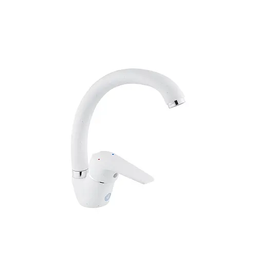Смеситель для кухни Kroner KRM Odra - W035 CV021262 Белый матовый - фото 1