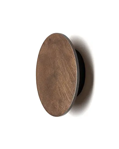 Бра, настенный светильник Nowodvorski 11288 Ring Timber S LED 1x7W 3000K 60Lm IP20 коричневый - фото 3