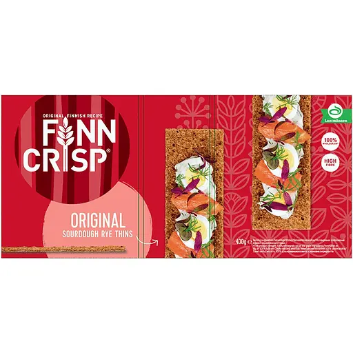 Сухарики Finn Crisp Oringinal taste житні з цілозмеленого борошна 400 г