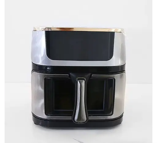 Аэрофритюрница безмасляная Henschll на 12л электрическая с сенсорным управлением 3600Вт Черный - фото 6