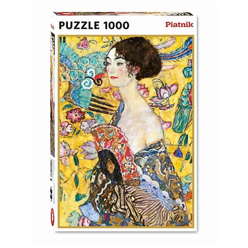 Пазл Piatnik Дама з віялом Клімт 1000 ел. (PT-552748) - фото 1