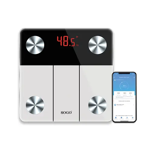 Ваги напольні SOGO SS-2900 (скло, пам'ять) - фото 3