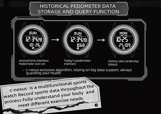 Часы North Edge Nexus с компасом - фото 16