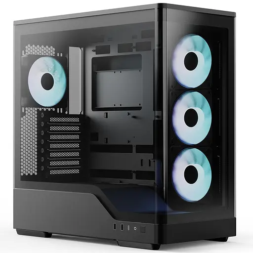 Корпус AeroCool P500A-BK-v1 Black (ACCM-PN08143.11) - фото 1