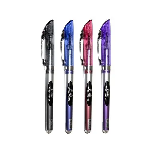 Ручка кулькова Flair Writo-metr 10 км, 743BL, синій (8901765522283) - фото 4