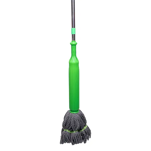 Швабра миття підлоги Household HP-35015-43 з мотузковим мопом 105 см Зелений - фото 5